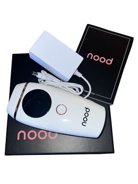 Nood White Handheld Hair Removal Device (Flasher V2.0) with Rose Gold Accent